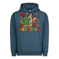 Pigment Midnight Navy my first christmas Urban Hoodie - Zillion Design Studio