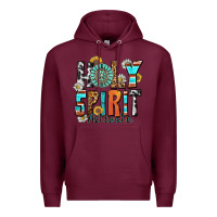 Burgundy holy spirit activate Premium Hoodie - Zillion Design Studio