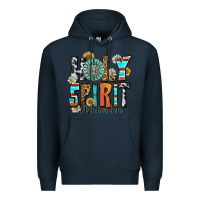 Navy holy spirit activate Premium Hoodie - Zillion Design Studio