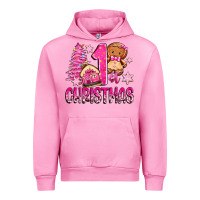 Fuchsia Pink 1st christmas gingerbread girl Urban Hoodie - Zillion Design Studio