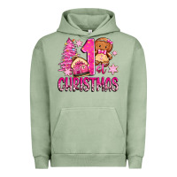 Pigment Oil Green 1st christmas gingerbread girl Urban Hoodie - Zillion Design Studio