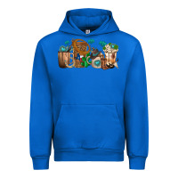 Cobalt western coffee cups Urban Hoodie - texasbilliewilder