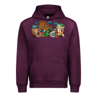 Mauve Wine western coffee cups Urban Hoodie - texasbilliewilder