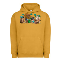 Pigment Peanut Butter western coffee cups Urban Hoodie - texasbilliewilder
