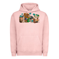 Pigment Salmon western coffee cups Urban Hoodie - texasbilliewilder