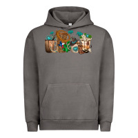 Pigment Tornado western coffee cups Urban Hoodie - texasbilliewilder