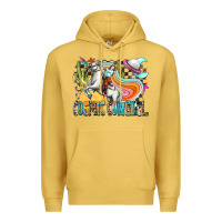 Antique Gold cosmic cowgirl Premium Hoodie - Zillion Design Studio