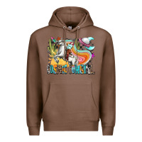 Chestnut cosmic cowgirl Premium Hoodie - Zillion Design Studio