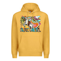 Mustard cosmic cowgirl Premium Hoodie - Zillion Design Studio