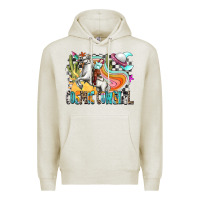 Oatmeal Heather cosmic cowgirl Premium Hoodie - Zillion Design Studio