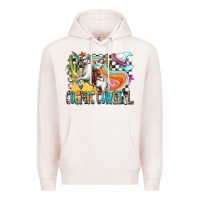 Pale Pink cosmic cowgirl Premium Hoodie - Zillion Design Studio