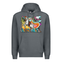 Rock cosmic cowgirl Premium Hoodie - Zillion Design Studio