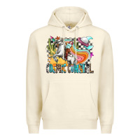 Sandshell cosmic cowgirl Premium Hoodie - Zillion Design Studio