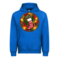 Cobalt Santa Stocking Christmas Urban Hoodie - RanaPortraitStore