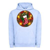 Pigment Grape Ice Santa Stocking Christmas Urban Hoodie - RanaPortraitStore