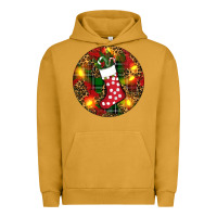 Pigment Peanut Butter Santa Stocking Christmas Urban Hoodie - RanaPortraitStore