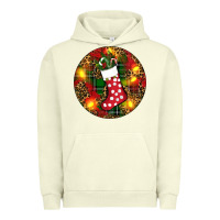 Pigment Pistachio Santa Stocking Christmas Urban Hoodie - RanaPortraitStore