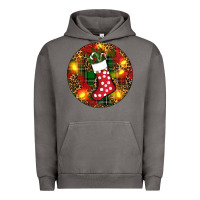 Pigment Tornado Santa Stocking Christmas Urban Hoodie - RanaPortraitStore