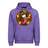 Tulip Santa Stocking Christmas Urban Hoodie - RanaPortraitStore