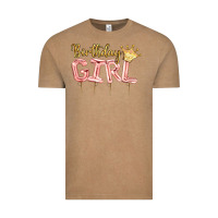 Vintage Coffee Birthday girl balloon Vintage Tee - Artiststas