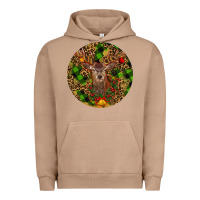 Pigment Burro Christmas Reindeer Urban Hoodie - RanaPortraitStore