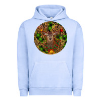 Pigment Grape Ice Christmas Reindeer Urban Hoodie - RanaPortraitStore