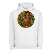 Pigment Lunar Rock Christmas Reindeer Urban Hoodie - RanaPortraitStore