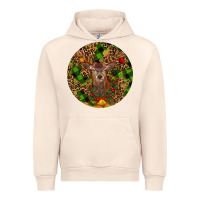 Sandshell Christmas Reindeer Urban Hoodie - RanaPortraitStore