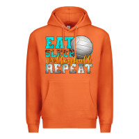 Carrot eat sleep volleyball repeat Premium Hoodie - texasbilliewilder
