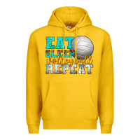 Lemon eat sleep volleyball repeat Premium Hoodie - texasbilliewilder