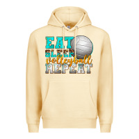 Pina Colada eat sleep volleyball repeat Premium Hoodie - texasbilliewilder