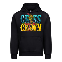 Black the cross before the crown Urban Hoodie - texasbilliewilder