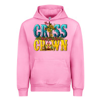Fuchsia Pink the cross before the crown Urban Hoodie - texasbilliewilder