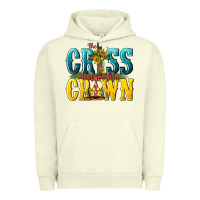 Pigment Pistachio the cross before the crown Urban Hoodie - texasbilliewilder