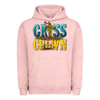 Pigment Salmon the cross before the crown Urban Hoodie - texasbilliewilder