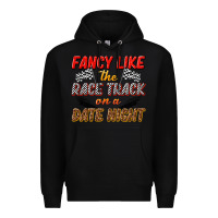 Black fancy like the race track on a date night Premium Hoodie - texasbilliewilder