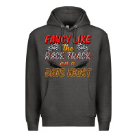 Charcoal Heather fancy like the race track on a date night Premium Hoodie - texasbilliewilder