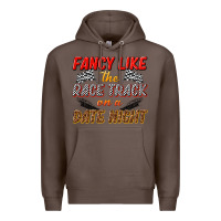 Coffee fancy like the race track on a date night Premium Hoodie - texasbilliewilder
