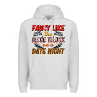 Dove Grey fancy like the race track on a date night Premium Hoodie - texasbilliewilder