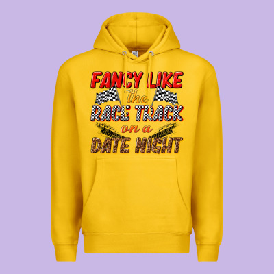 Fancy Like The Race Track On A Date Night Premium Hoodie Designed By Texasbilliewilder
