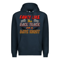 Navy fancy like the race track on a date night Premium Hoodie - texasbilliewilder