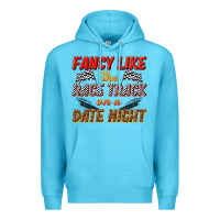 Ocean Blue fancy like the race track on a date night Premium Hoodie - texasbilliewilder