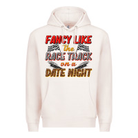 Pale Pink fancy like the race track on a date night Premium Hoodie - texasbilliewilder