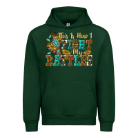 Forest Green this is how i fight my battles Urban Hoodie - texasbilliewilder