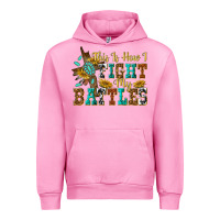 Fuchsia Pink this is how i fight my battles Urban Hoodie - texasbilliewilder