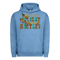 Pigment Pebble Blue this is how i fight my battles Urban Hoodie - texasbilliewilder