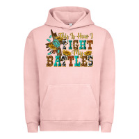 Pigment Salmon this is how i fight my battles Urban Hoodie - texasbilliewilder