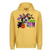Antique Gold Moo I Mean Boo Baby Cow Premium Hoodie - RanaPortraitStore