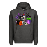Charcoal Heather Moo I Mean Boo Baby Cow Premium Hoodie - RanaPortraitStore