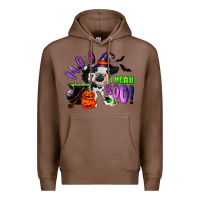 Chestnut Moo I Mean Boo Baby Cow Premium Hoodie - RanaPortraitStore